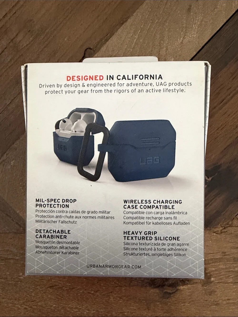 UAG Silicone Protective Case for AirPods Pro — Navy Blue